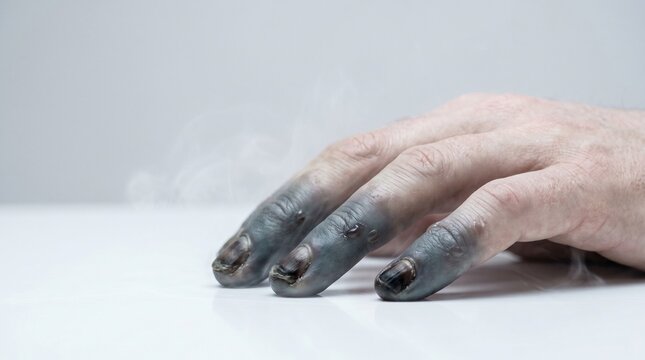 Frostbite: Advanced Cold-Induced Ischemic and Necrotic Injury of Fingers