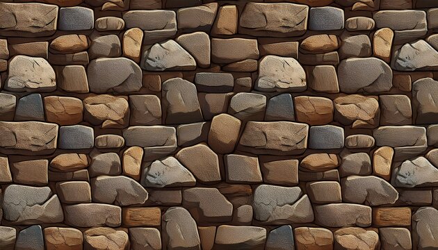 seamless castle stone wall texture for graphic design and object textures