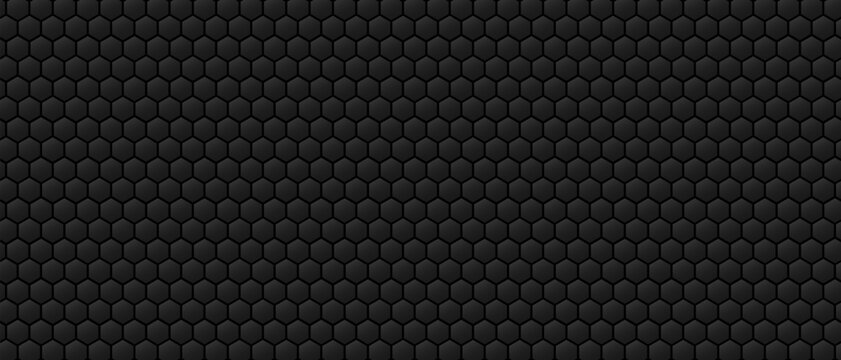 Hexagonal abstract technology background, dark sci-fi hi-tech wallpaper, MMA, Esports Event Concept, Hexagons Hi-Tech Backdrop. Honeycomb Pattern