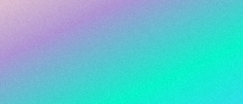  Fundo abstrato degrad&ecirc; com textura granulada. Transi&ccedil;&atilde;o suave de cores vibrantes em tons de rosa, roxo, azul e verde. Design moderno com ru&iacute;do para papel de parede e banner.