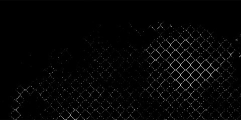Fishing or soccer net. Repeated hexagon pattern. Black wired mesh texture isolated on white background.ilustrasion modern. © ina