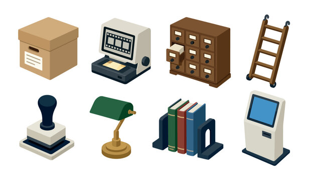 Office supplies and furniture.