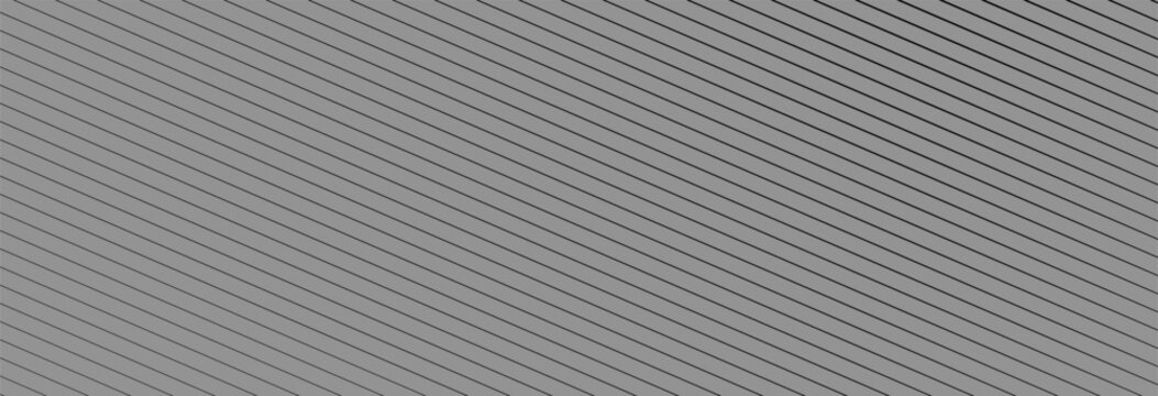 Diagonal line pattern with thin parallel stripes geometric texture. Modern vector background with black linear design for web graphics. Vector illustration.