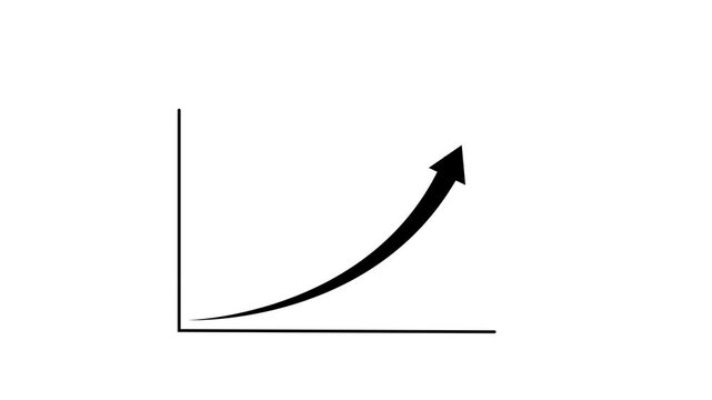 Projectile motion arc across three frames white background