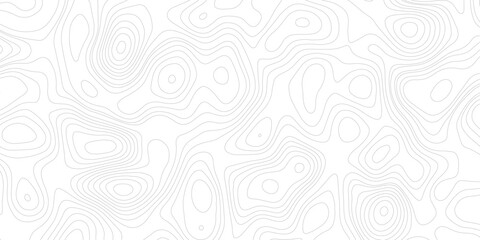 Topographic map background geographic line map with elevation assignments. Modern design with White background with topographic wavy pattern design.paper texture Imitation of a geographical map shades © Sajjad