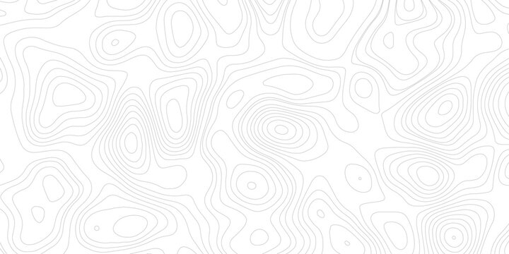 Topographic map background geographic line map with elevation assignments. Modern design with White background with topographic wavy pattern design.paper texture Imitation of a geographical map shades