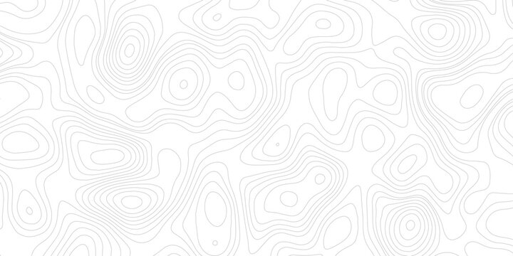Topographic map background geographic line map with elevation assignments. Modern design with White background with topographic wavy pattern design.paper texture Imitation of a geographical map shades
