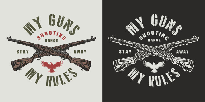 Guns rules at shooting range