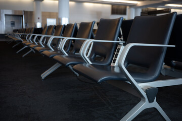 Fototapeta premium airport chairs