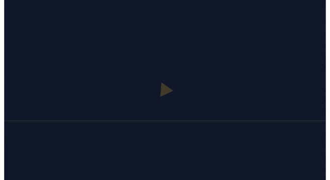 Minimalist gold triangle motion on dark blue animation background, for modern ui