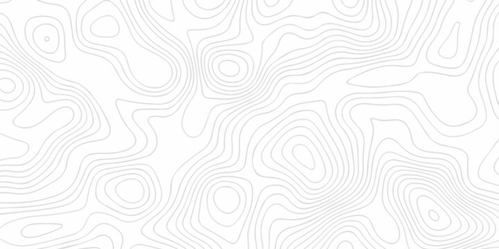 White wire paper topography map stripe spiral line location discovery. vector topo map design background. topographic world grid wave topography map geographic line texture.