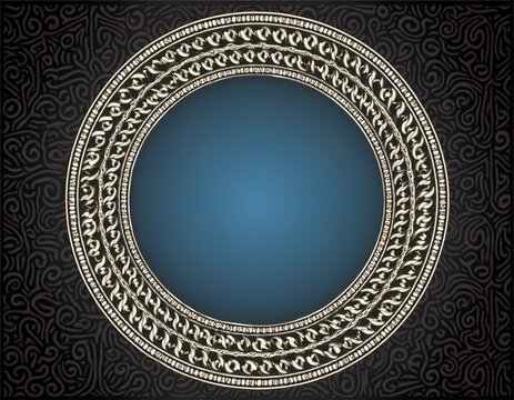circle round chain frame