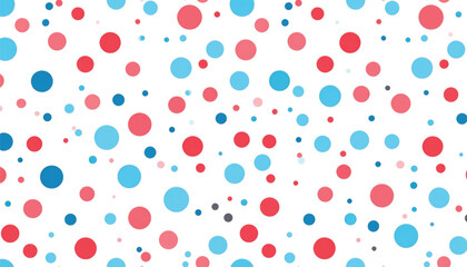 Obraz premium Colorful dots on white background.
