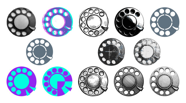 Collection of colorful and metallic bicycle gears and sprockets