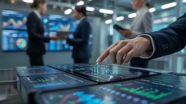 Artificial intelligence AI and CRM software automation technology.business use AI smart technology sales reports recording the sale of goods and making tax invoice. Robotic Process Automation RPA. 