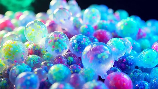 Fluorescent Thyroid Follicles Glowing with Colloid