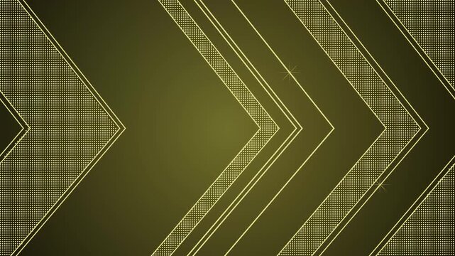 Chevron geometric shape background animation, Abstract geometric chevron pattern with dotted textures and thin glowing lines