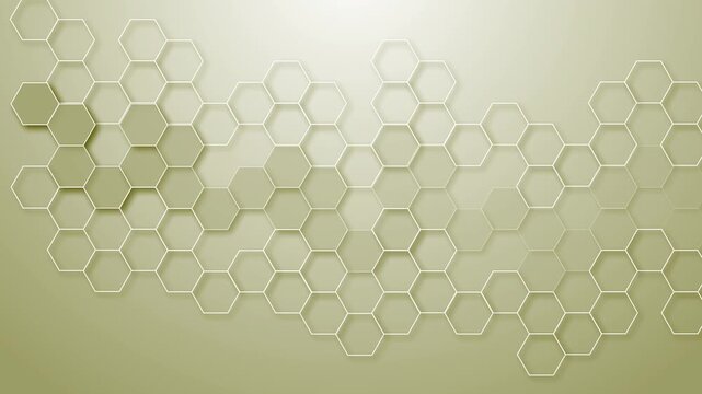 Hexagonal honeycomb pattern shape gradient background animation