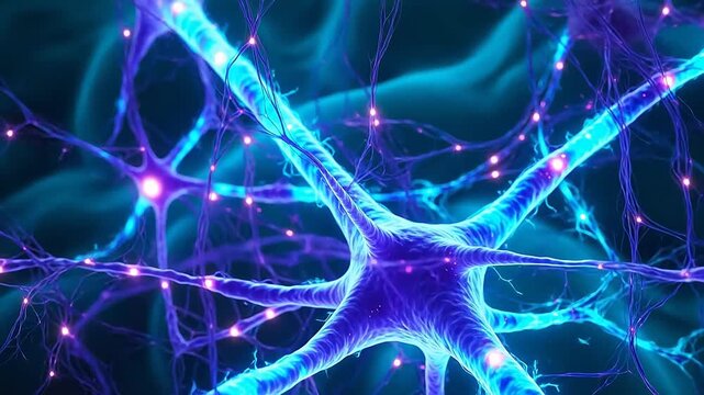 Neurons Sparking Aura | Animated Epilepsy EEG Pattern