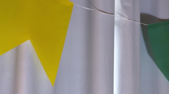 Brazilian football event flags decoration