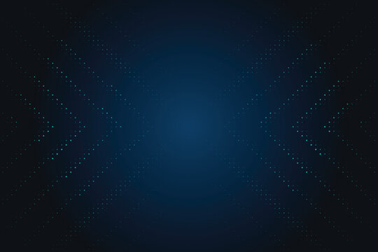 Dark blue background, with teal digital, dot patterns abstract dots