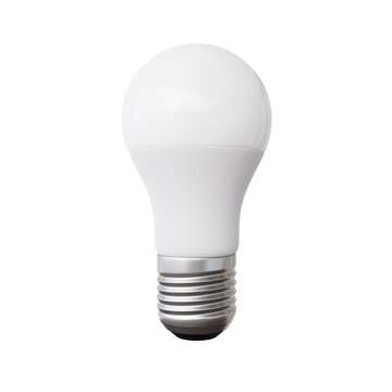 LED light bulb isolated on white background. 3d-rendering