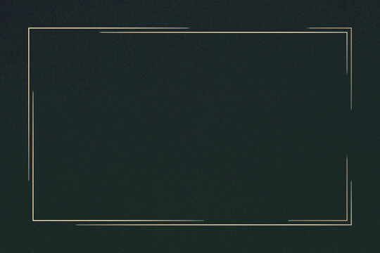 Dark textured background with a minimalist gold border design
