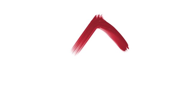 A brush stroke of the sign carat