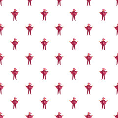 Pterodactyl costume worn by a boy forming a fun seamless pattern © nsit0108