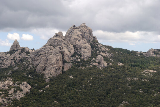 Localit&agrave; Li Conchi sul gruppo montuoso del Limbara