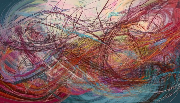 creative chaos tangled scribbles and artistic doodles for design inspiration
