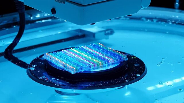 Genetic Chip Hybridization: Fluorescent DNA Binding to Microarray Probes