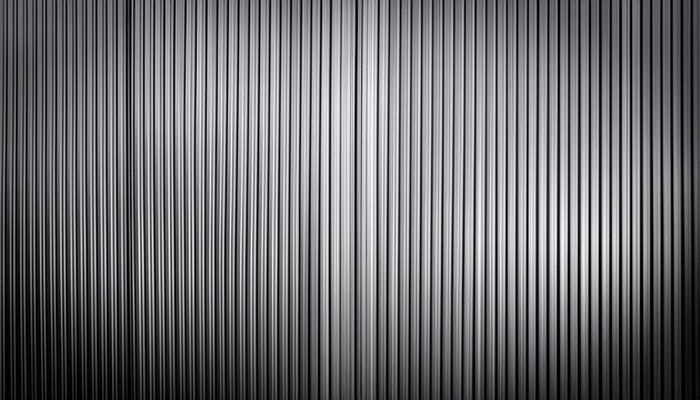 black and white corrugated metal texture surface or galvanize steel background