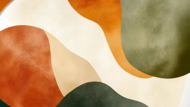 Shapes in different colors shift and blend together across four frames. The motion creates an abstract design that captivates the viewer&rsquo;s attention