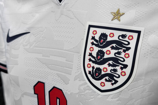 View of the Logo of England National Football Team