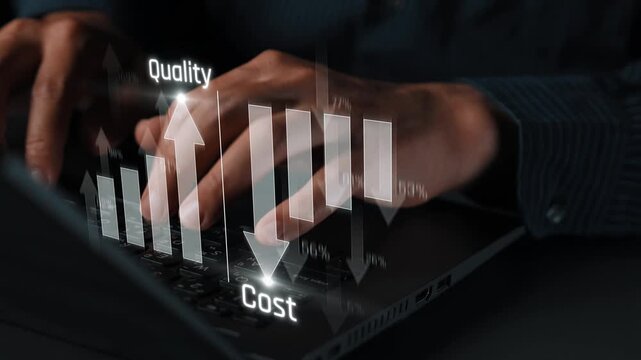 Increase quality and reduce cost represent quality, cost, and performance optimization for business strategy and resource efficiency Marrow
