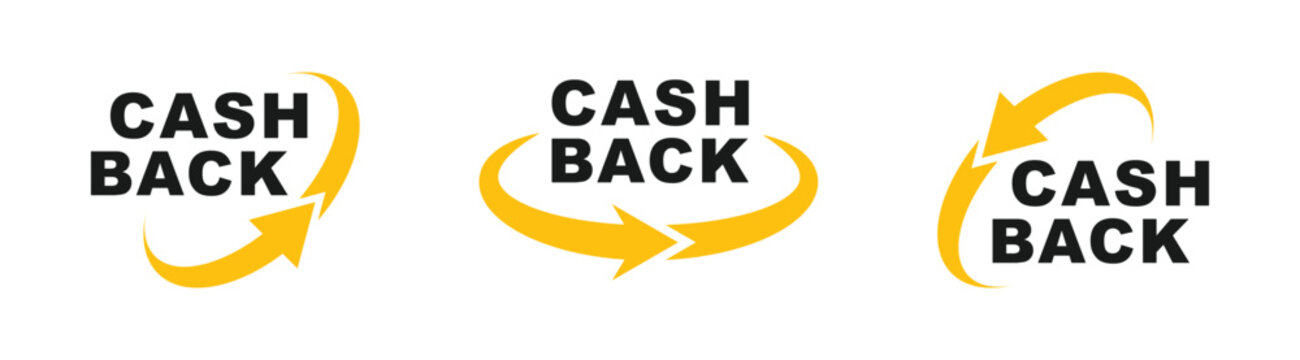 Cash back logos and icons