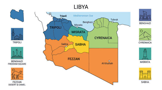 Libya Map: Regions, Cities, and Landmarks