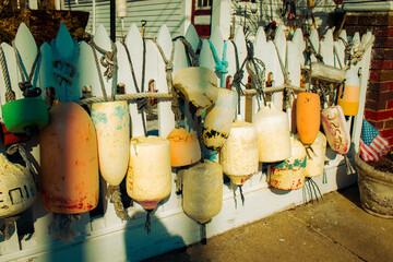 buoys on a fence © Erin Brennan