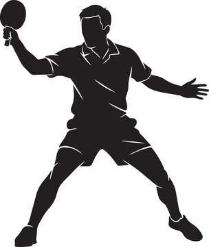 Black silhouette of a male athlete sprinting with a discus in motion discus thrower motion blur