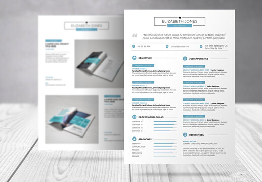 Resume, Portfolio and Cover Letter Template