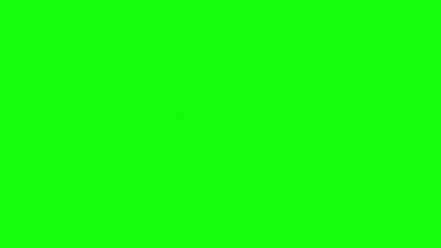 Gear icon with downward arrows on green background