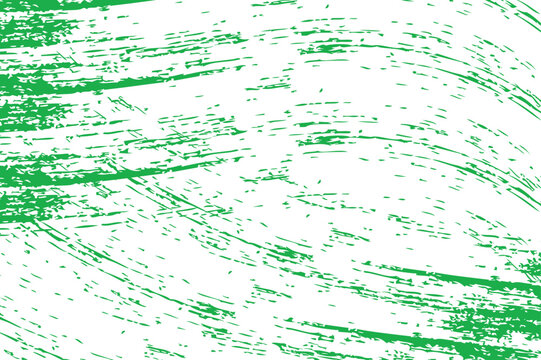 Green brush stroke texture on white background with abstract, background
