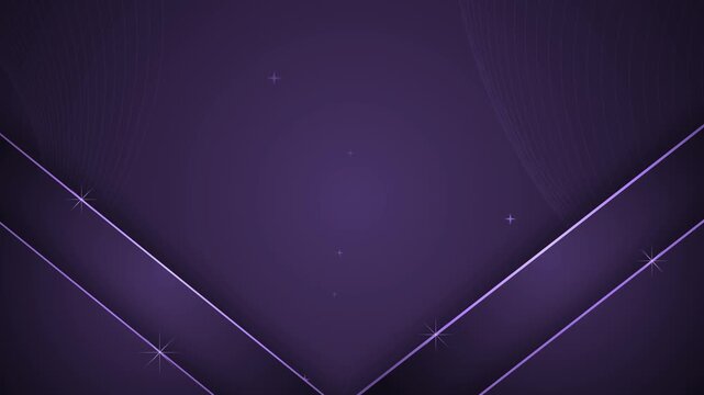 Elegant background with gold diagonal lines animation, Abstract background with diagonal gold lines and subtle star-like sparkles