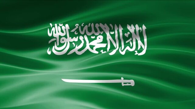 Islamic calligraphy Shahada on green textured background with crescent moon and star symbol