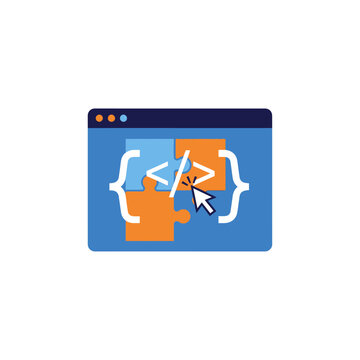 Coding puzzle pieces coming together.