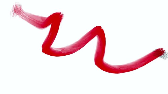 A brush stroke of small diagonal zick zack lines