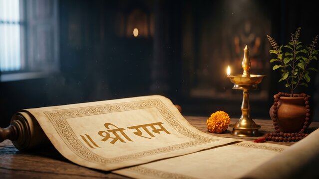 Ramcharitmanas Heritage Manuscript &ndash; Sacred Literary Legacy
