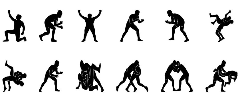 Kabaddi Player Silhouette Bundle &ndash; Traditional Sports Vector Collection
