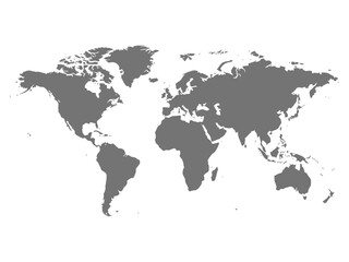 Fototapeta premium World map silhouette